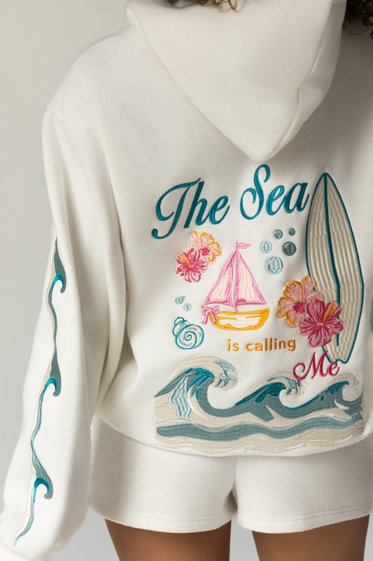 Sea Is Calling Hoodie