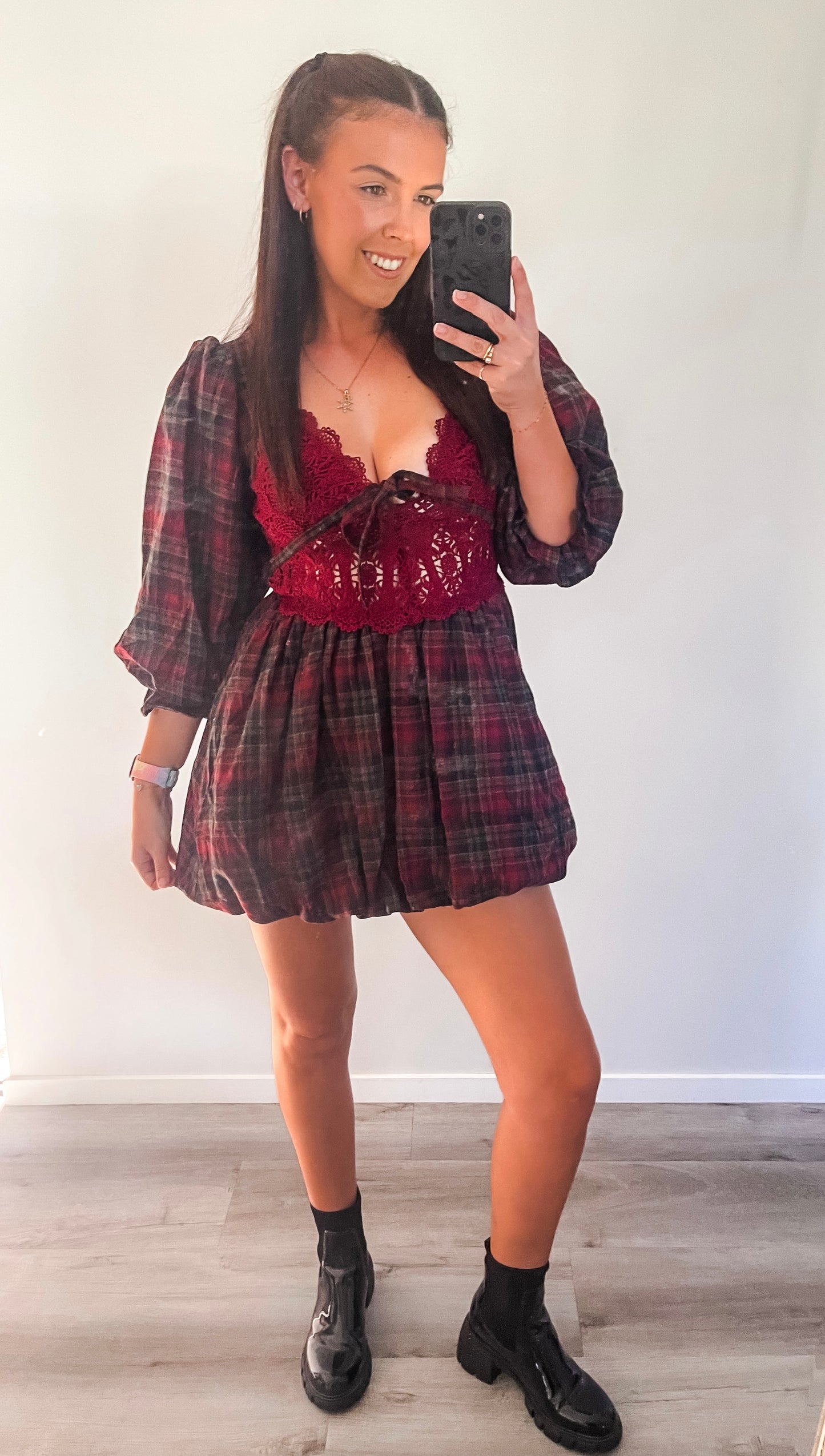 North Star Bubble Mini Dress