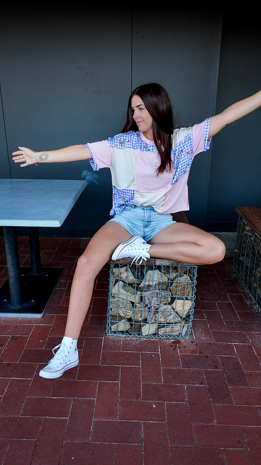 The Picnic Patchwork Top