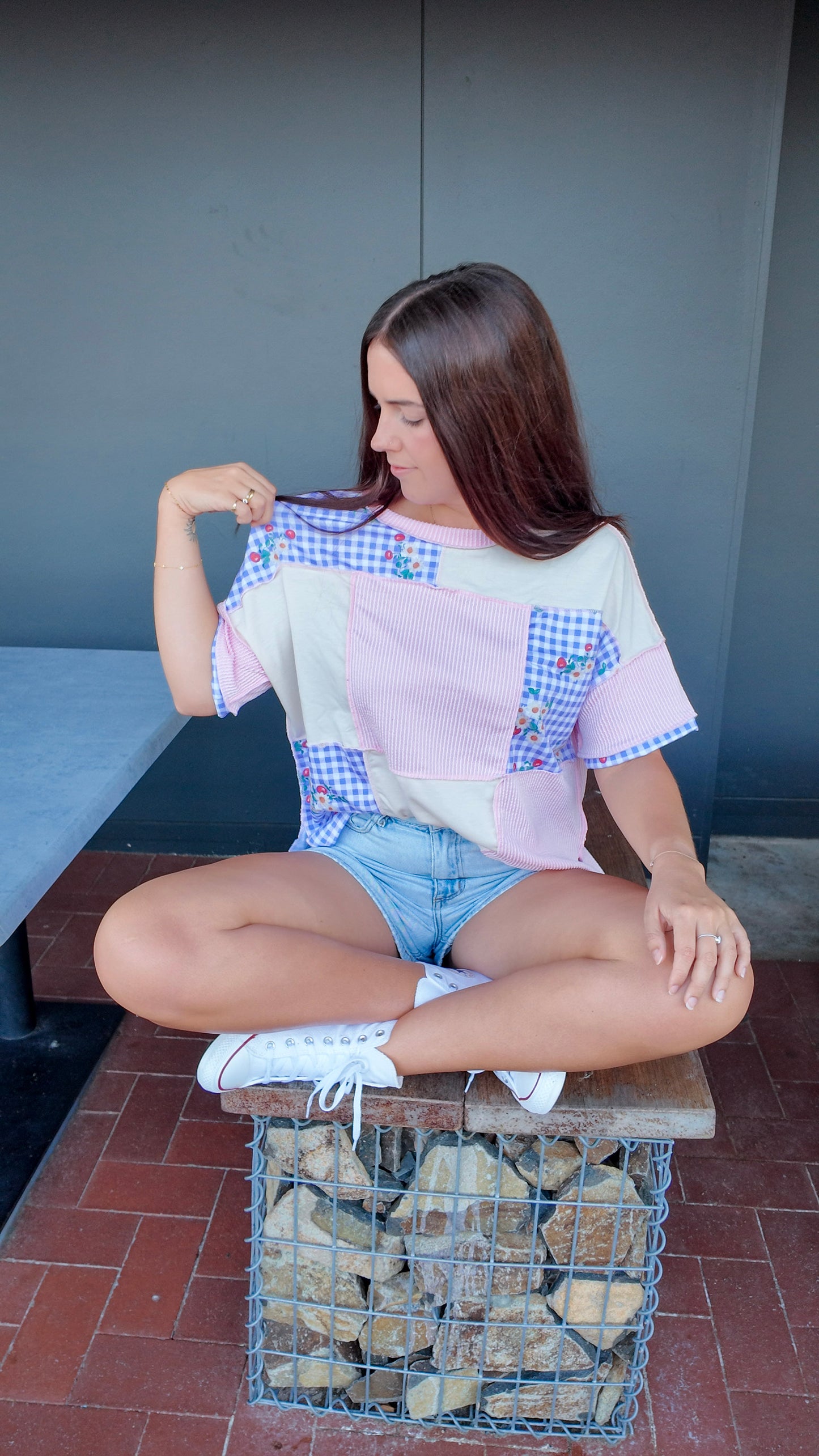 The Picnic Patchwork Top