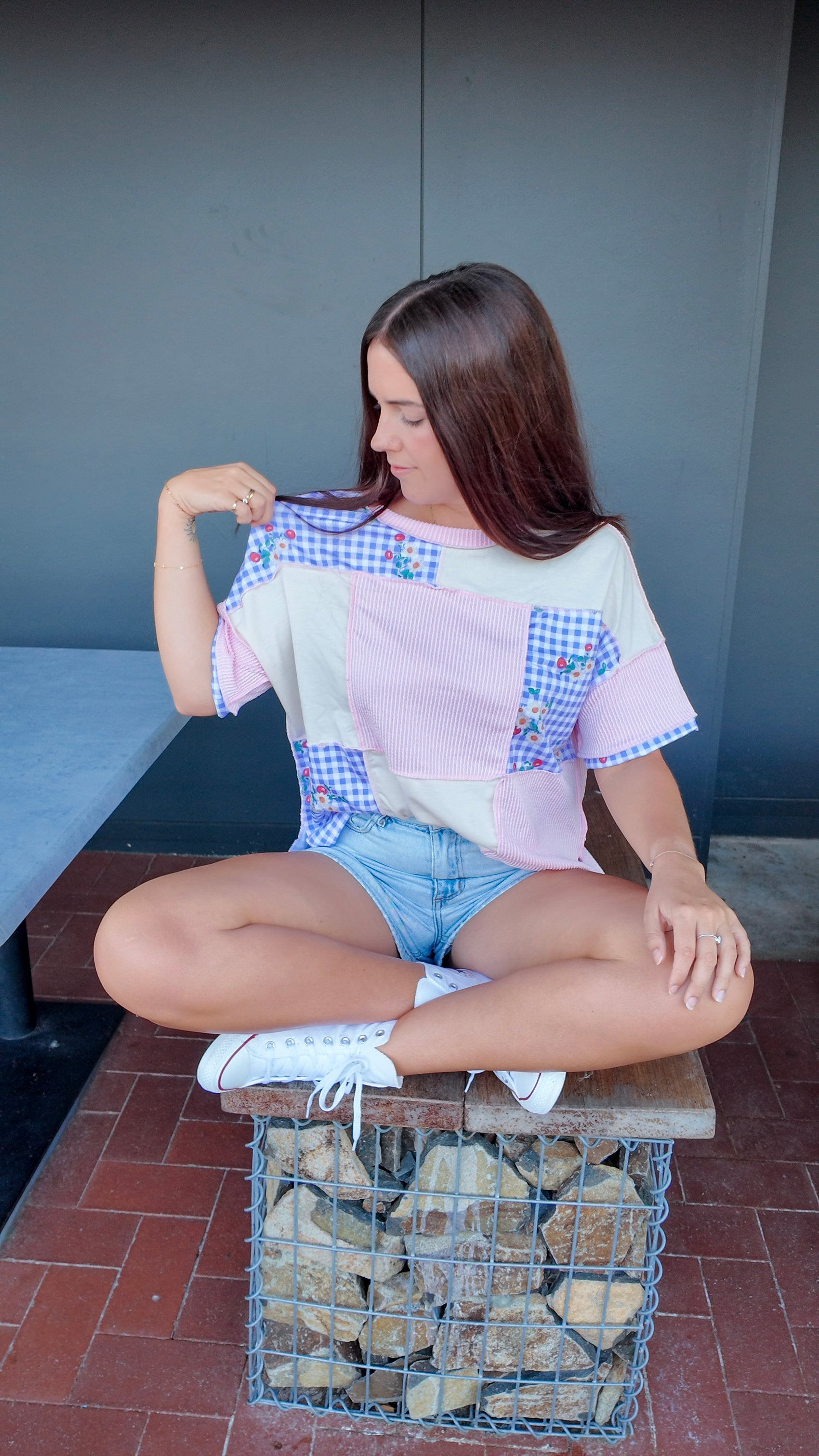 The Picnic Patchwork Top