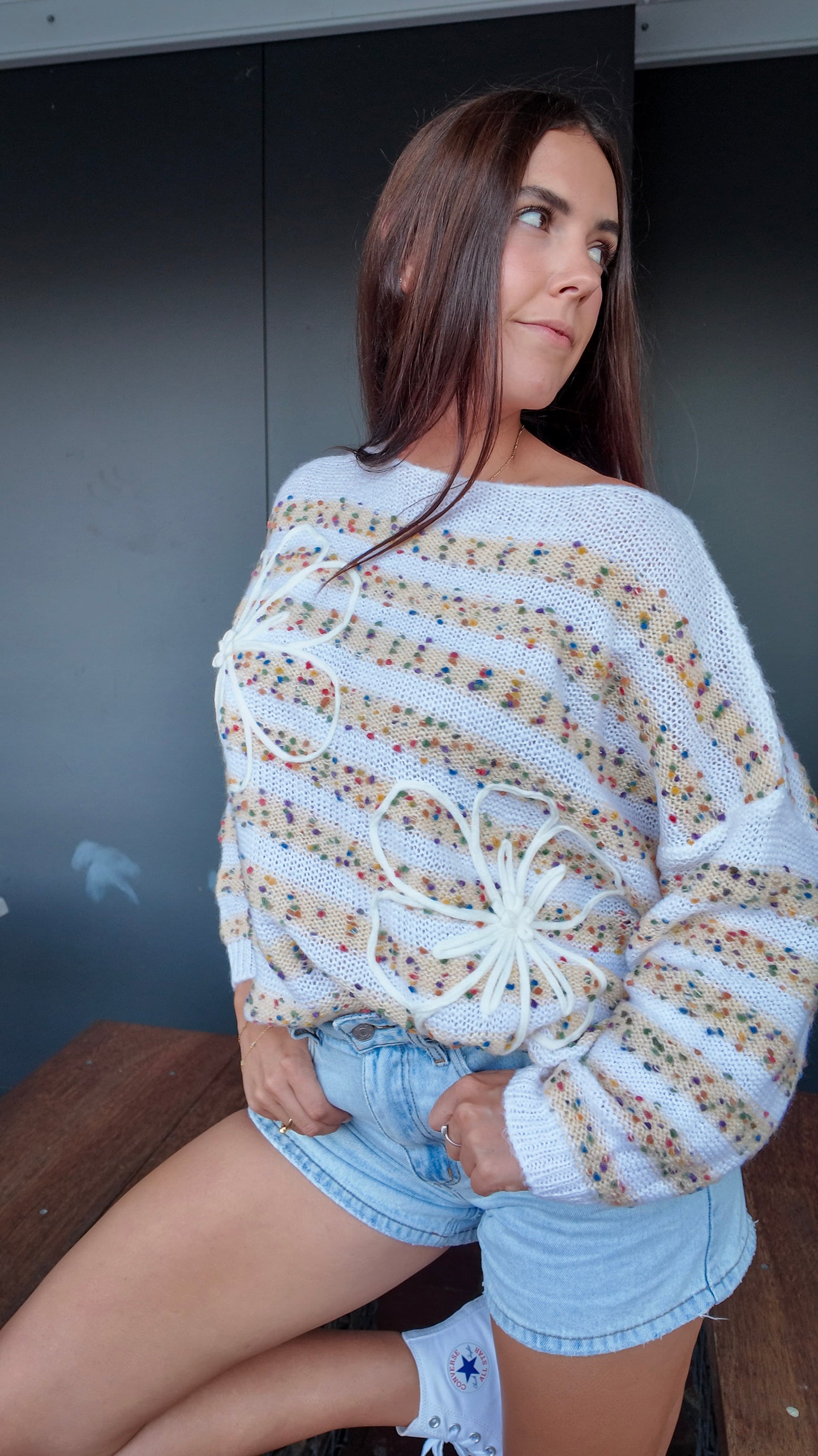 Confetti Bloom Sweater